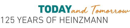 Slogan 125 years of HEINZMANN Slogan 125 years of HEINZMANN